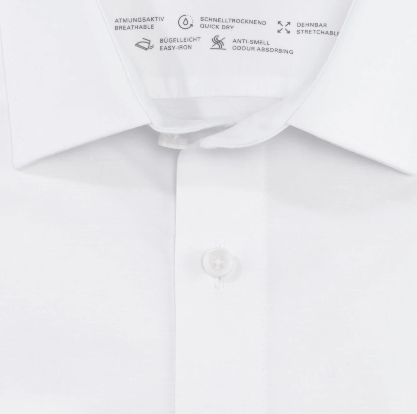 Olymp kauluspaita 24/7 Luxor Modern Fit Jersey, valkoinen - Image 3