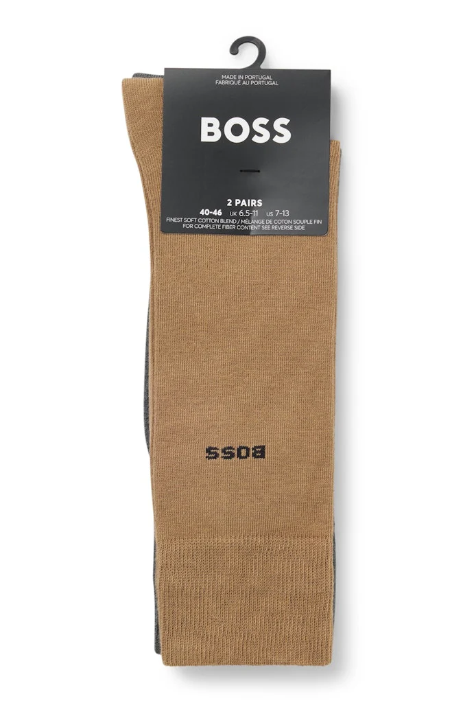 Hugo Boss sukat 2P RS Uni CC Socks, harmaa - Image 2