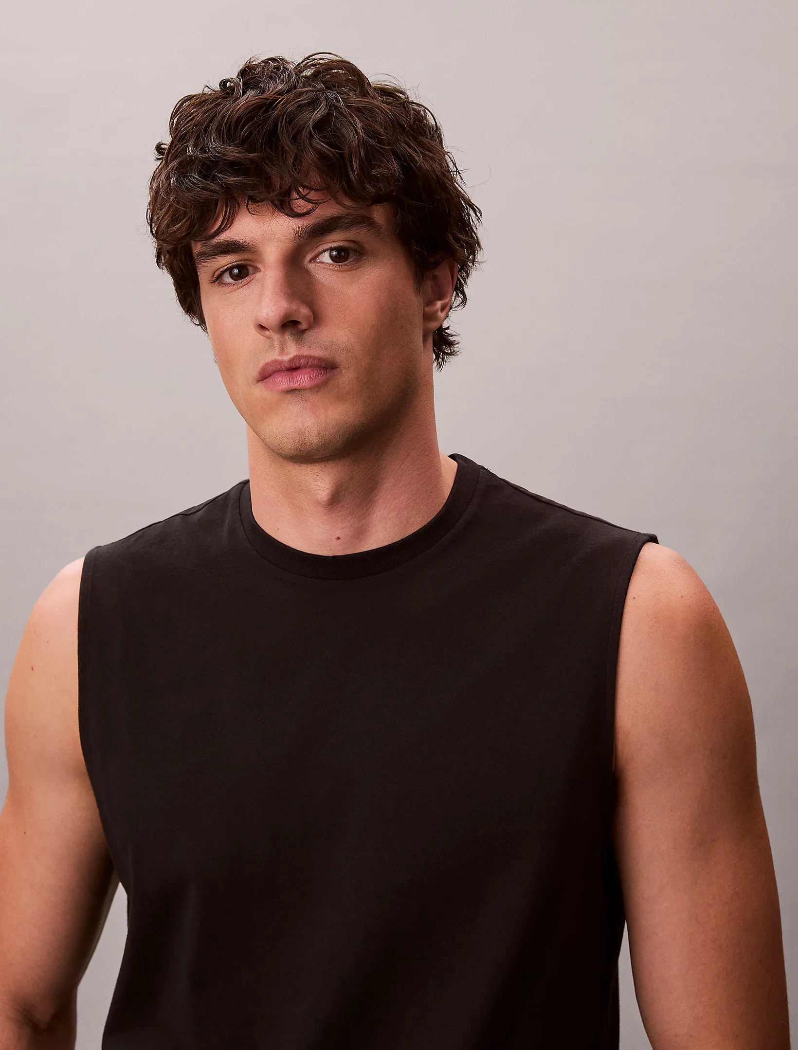 Calvin Klein Jeans miesten hihaton paita 30S Jersey Badge Muscle Tank, musta - Image 4