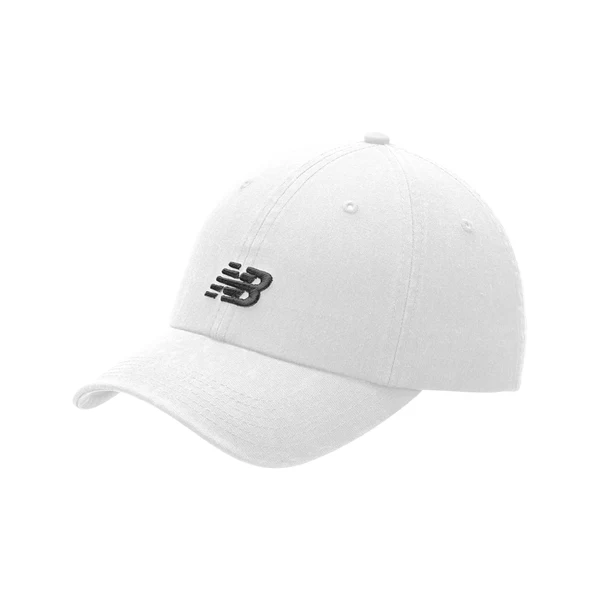 New Balance unisex lippis 6 Panel Classic Hat, valkoinen
