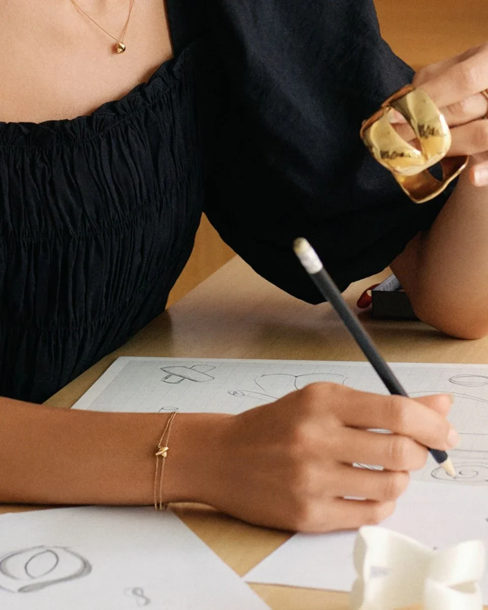 Edblad rannekoru Alexa Bracelet, Gold pleated - Image 3
