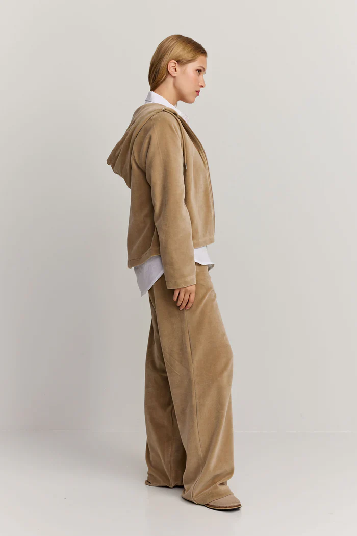 Makia naisten huppari Anne Zip Hoodie, vaalea beige - Image 5