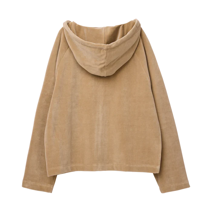 Makia naisten huppari Anne Zip Hoodie, vaalea beige - Image 8