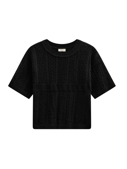 Freequent naisten neulepusero Arwen Pullover, musta