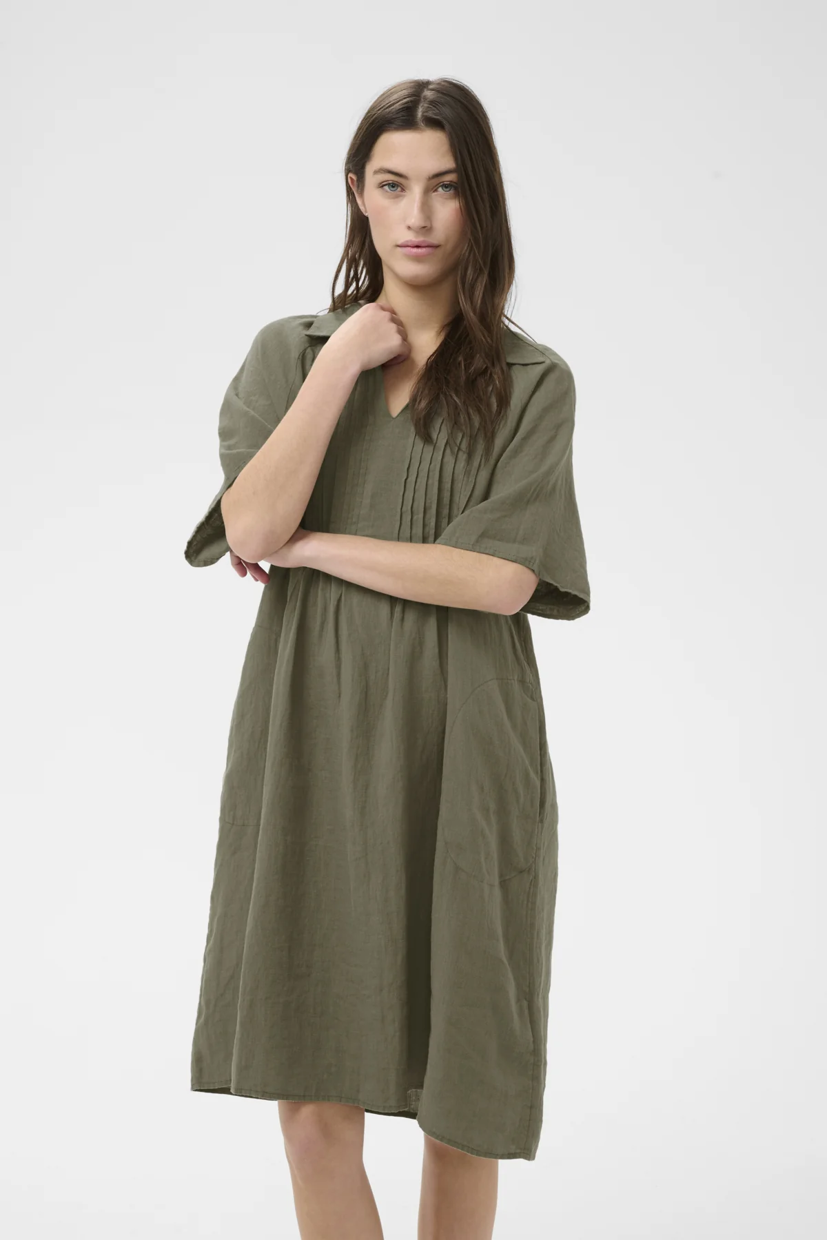 Part Two naisten mekko AylaPW DR, Smokey Olive - Image 3