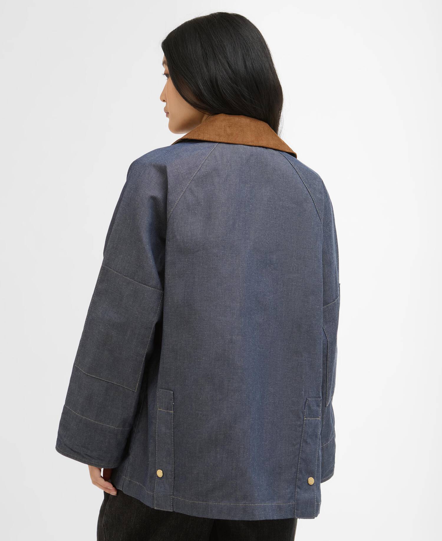 Barbour naisten takki Barbour Asker Casual, sininen indigo - Image 3