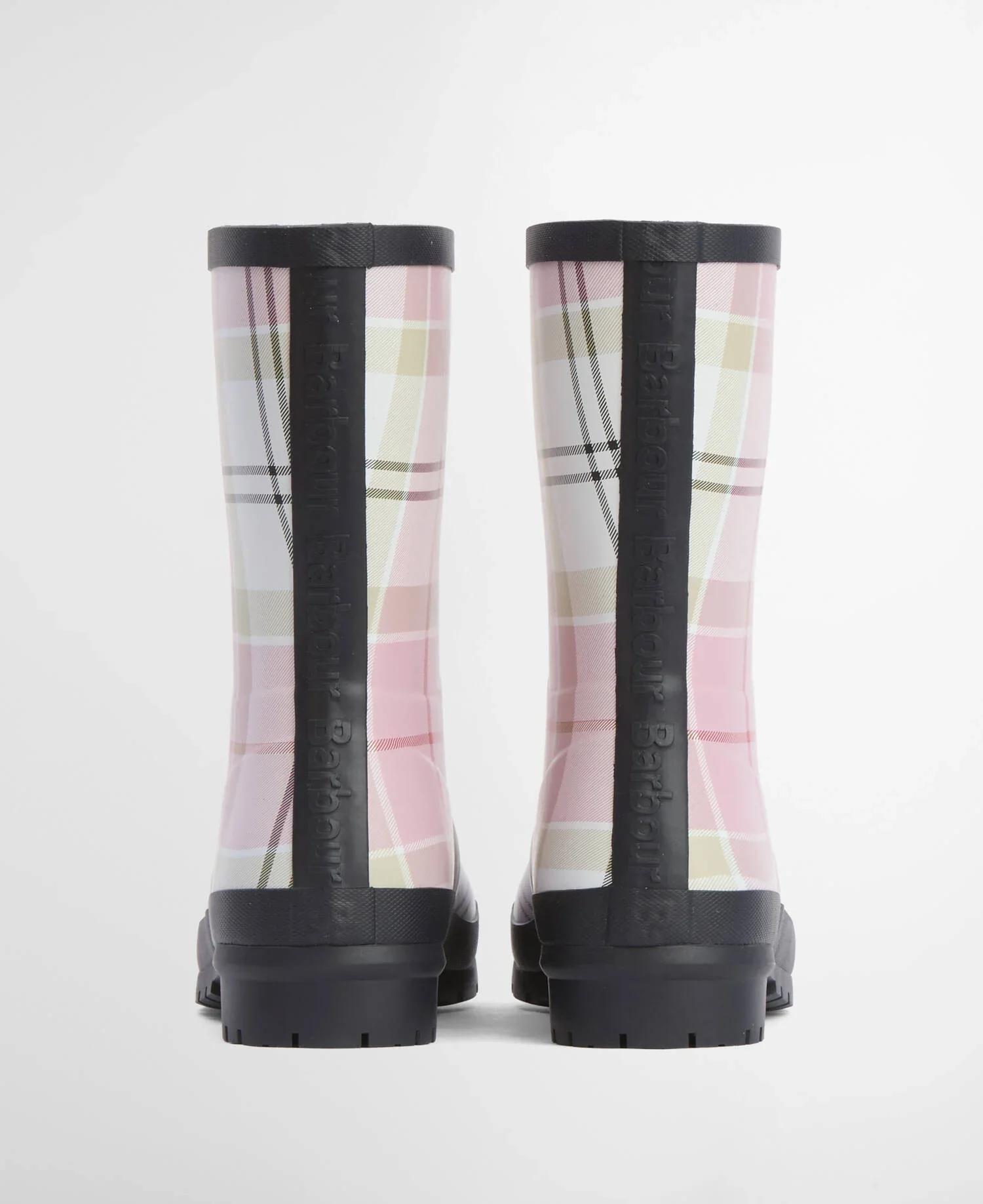 Barbour naisten saappaat Banbury Mid Wellingtonds, pinkki kuosi - Image 2