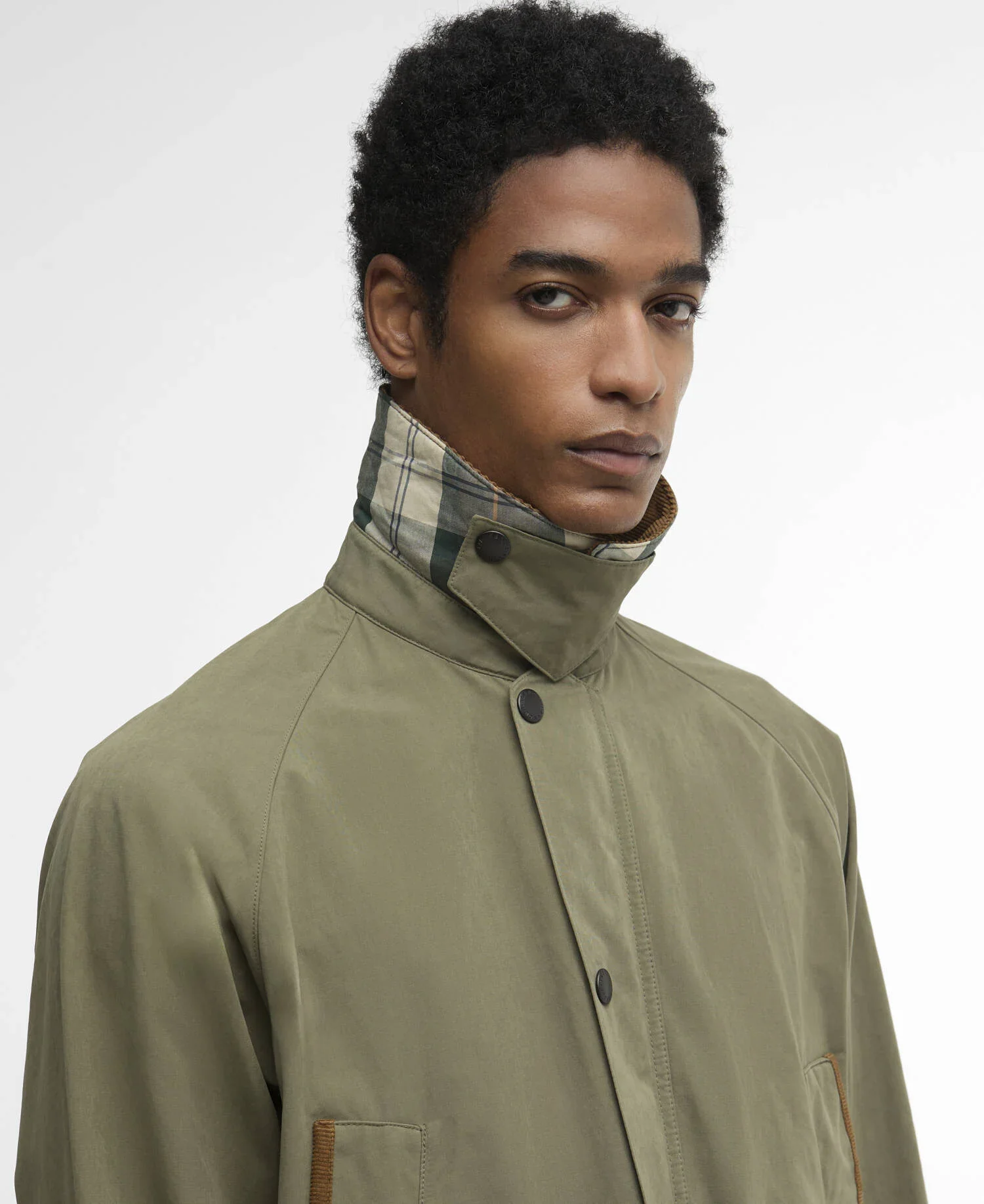 Barbour miesten takki Icons Bedale Jacket, khaki - Image 6