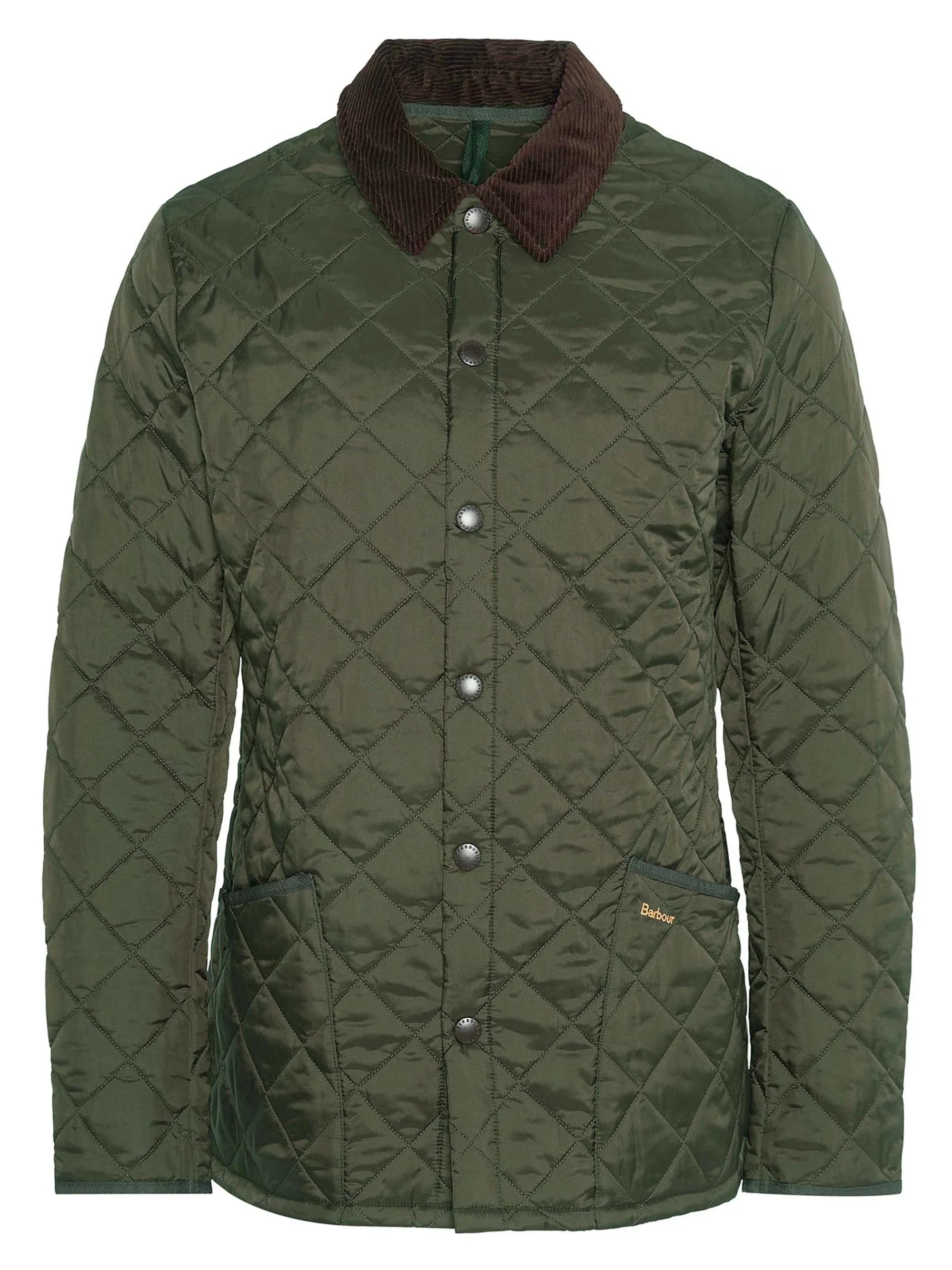 Barbour miesten takki, Barbour Heritage Liddesdale Quilted Jack Khaki - Image 3