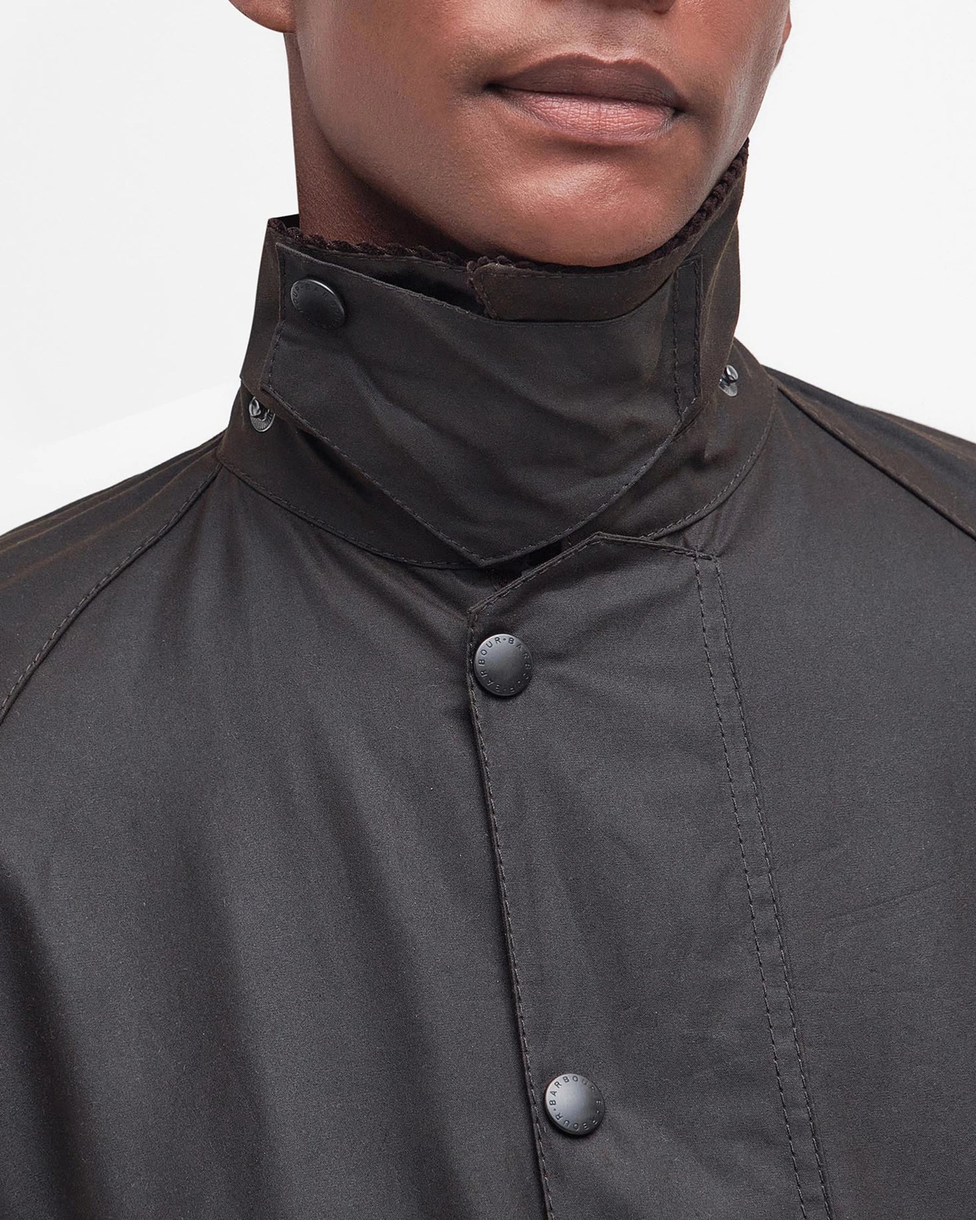 Barbour miesten takki, Classic Beaufort Wax Jacket UNISIZE Khaki - Image 3