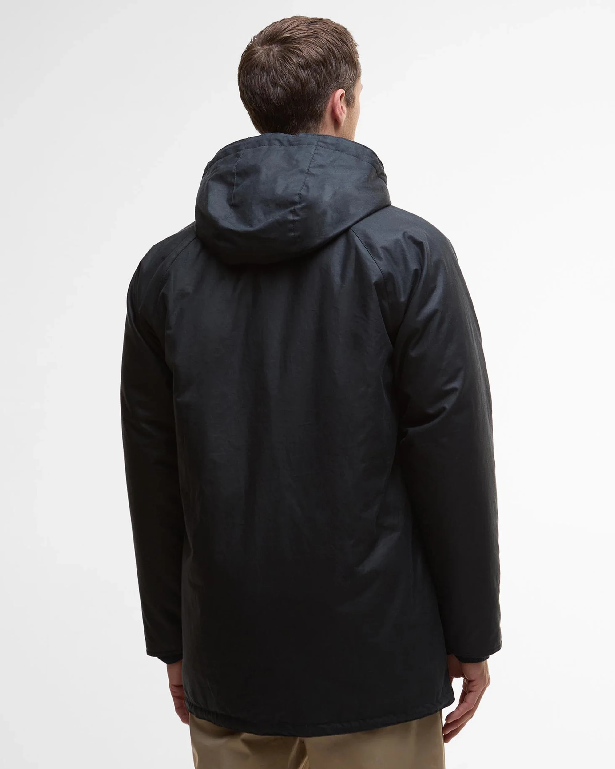 Barbour miesten vahapintainen parkatakki, Barbour Bedale Wax Parka Tummansininen - Image 2