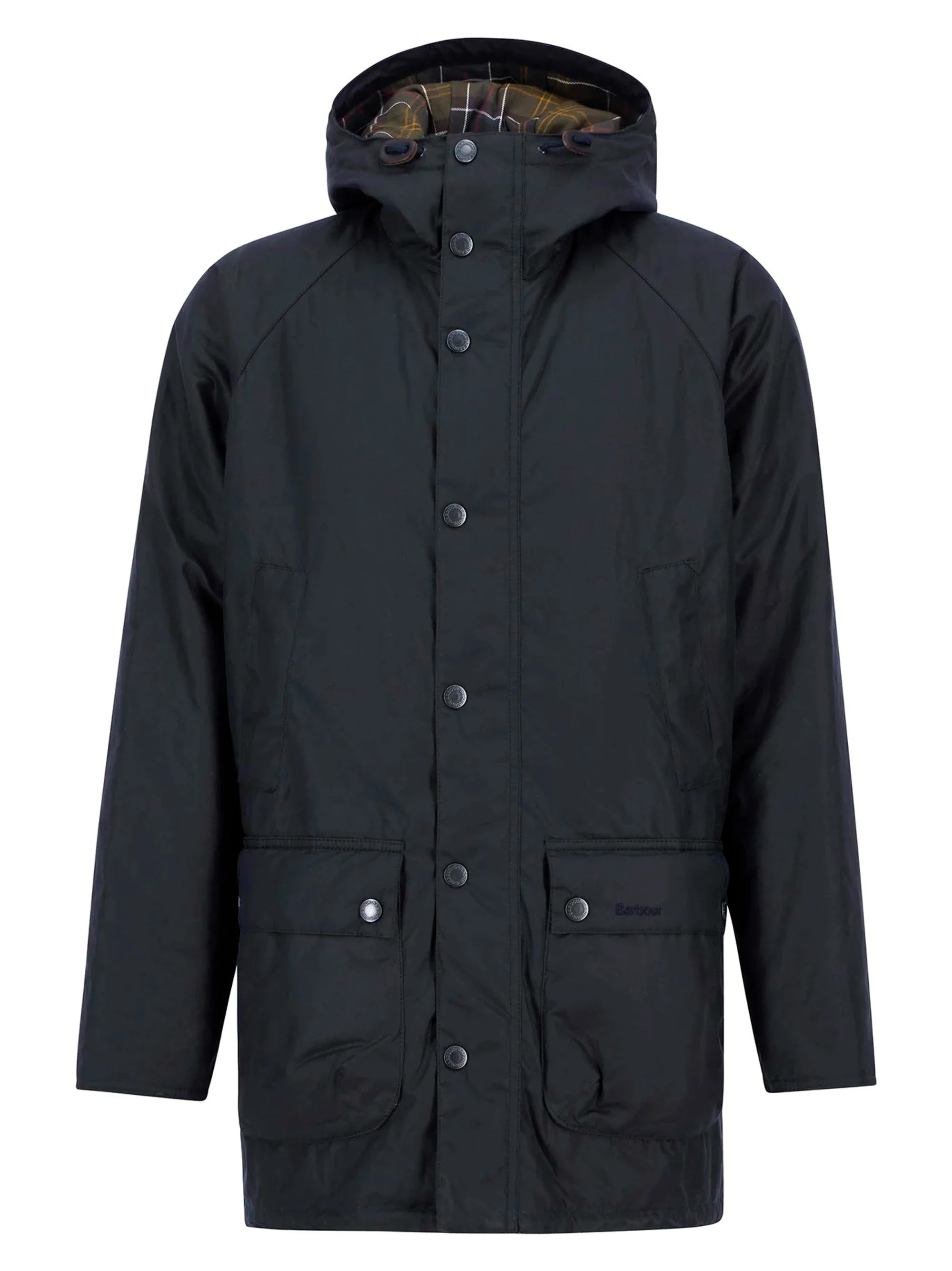 Barbour miesten vahapintainen parkatakki, Barbour Bedale Wax Parka Tummansininen - Image 3