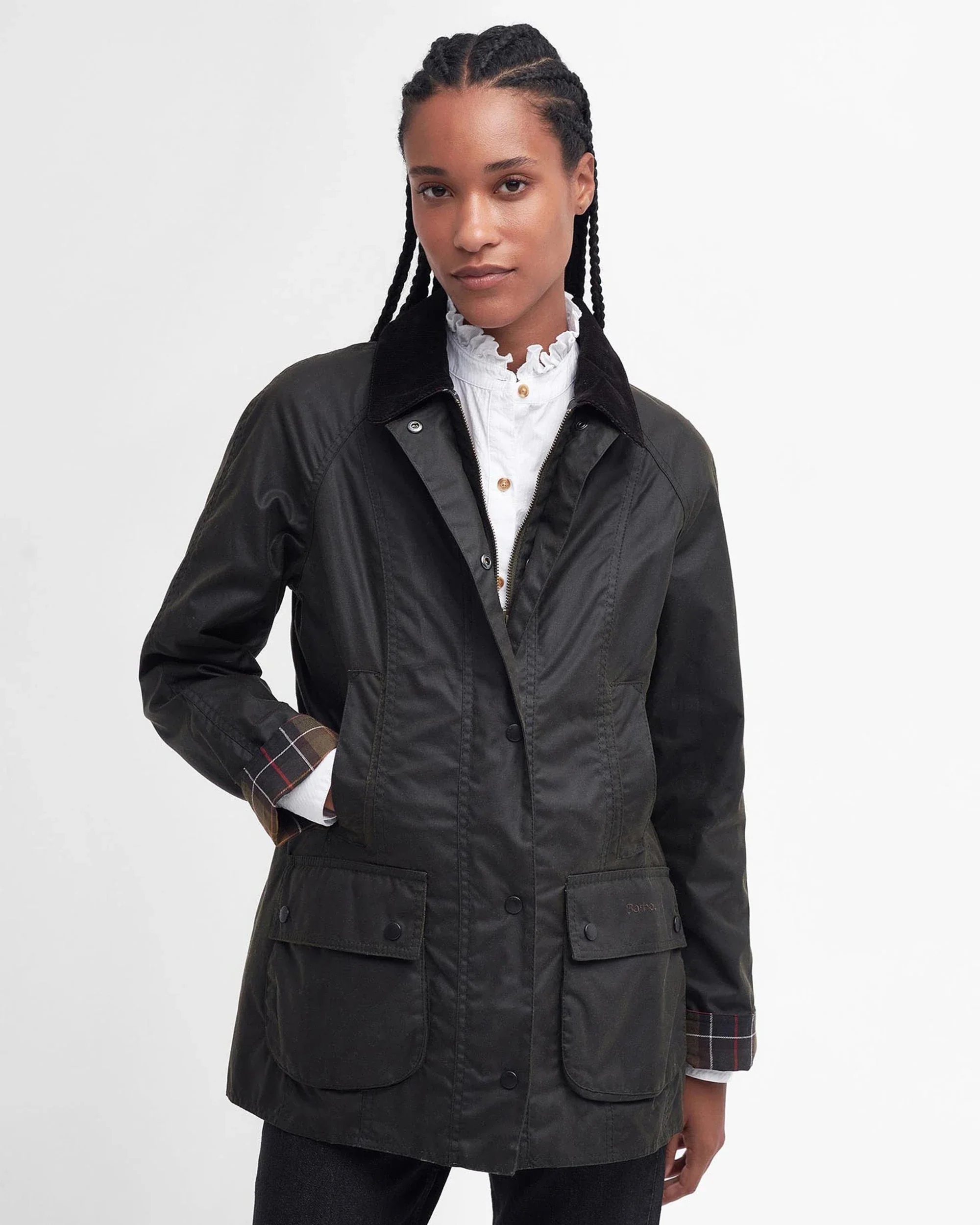 Barbour naisten takki, Barbour Classic Beadnell Wax Jacket Khaki