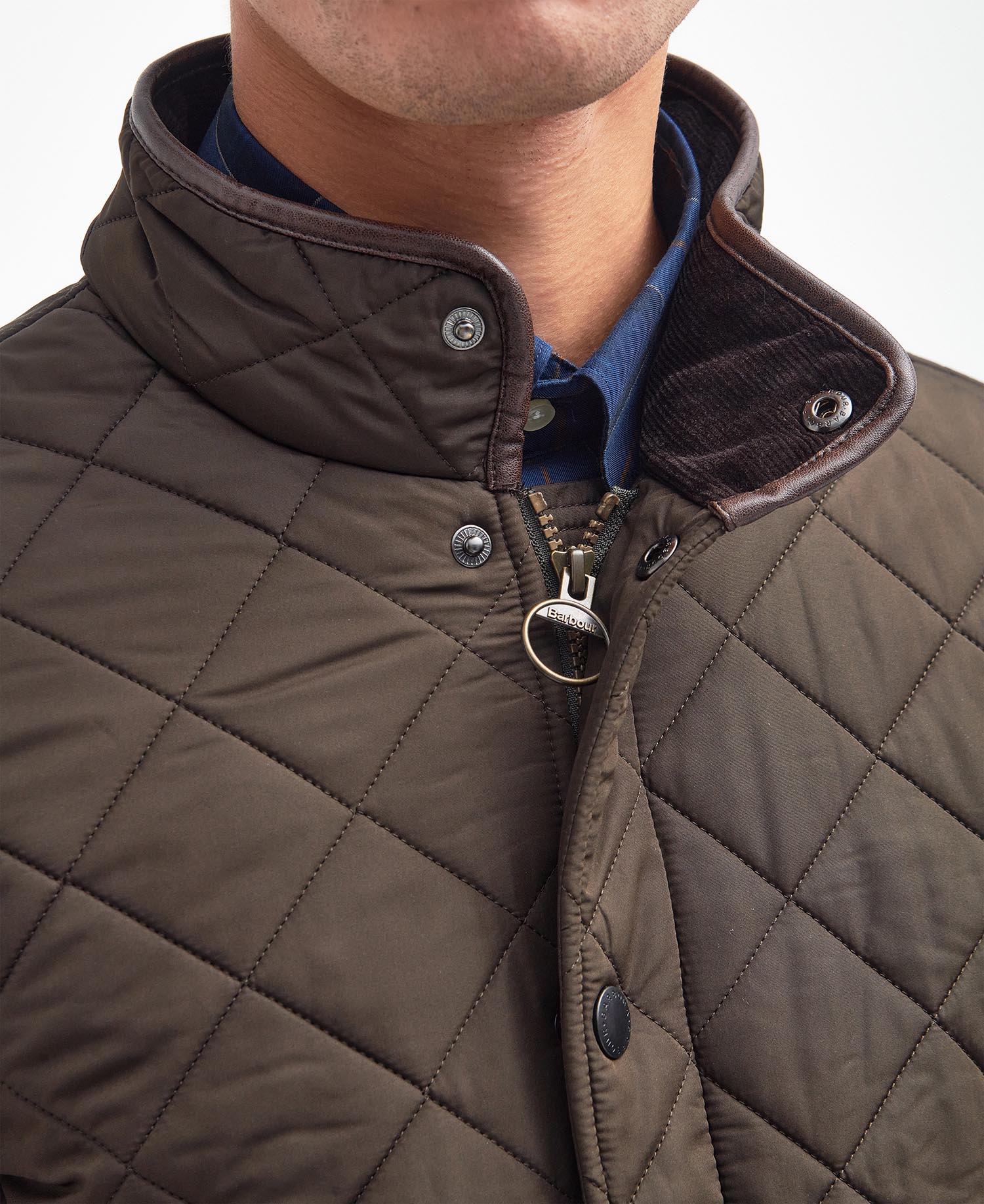 Barbour Powell Quilt KHAKI - Image 5