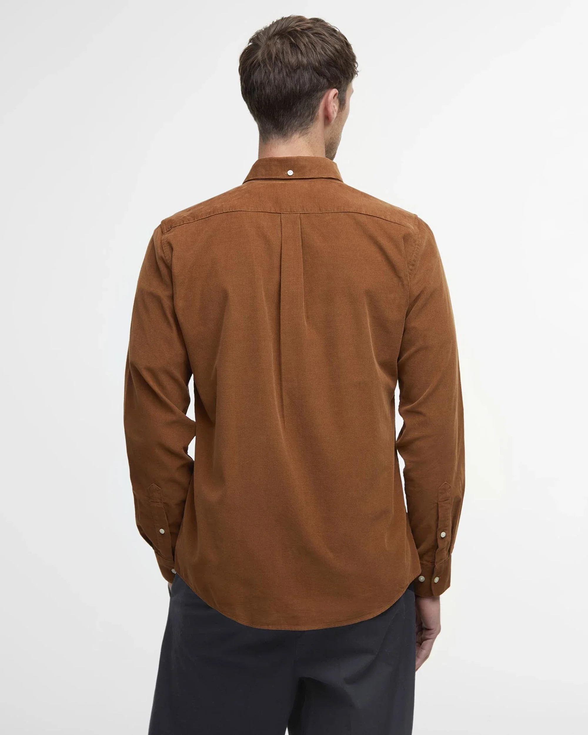 Barbour Miesten Kauluspaita Ramsey Tailored Cord Shirt KONJAKINRUSKEA - Image 2