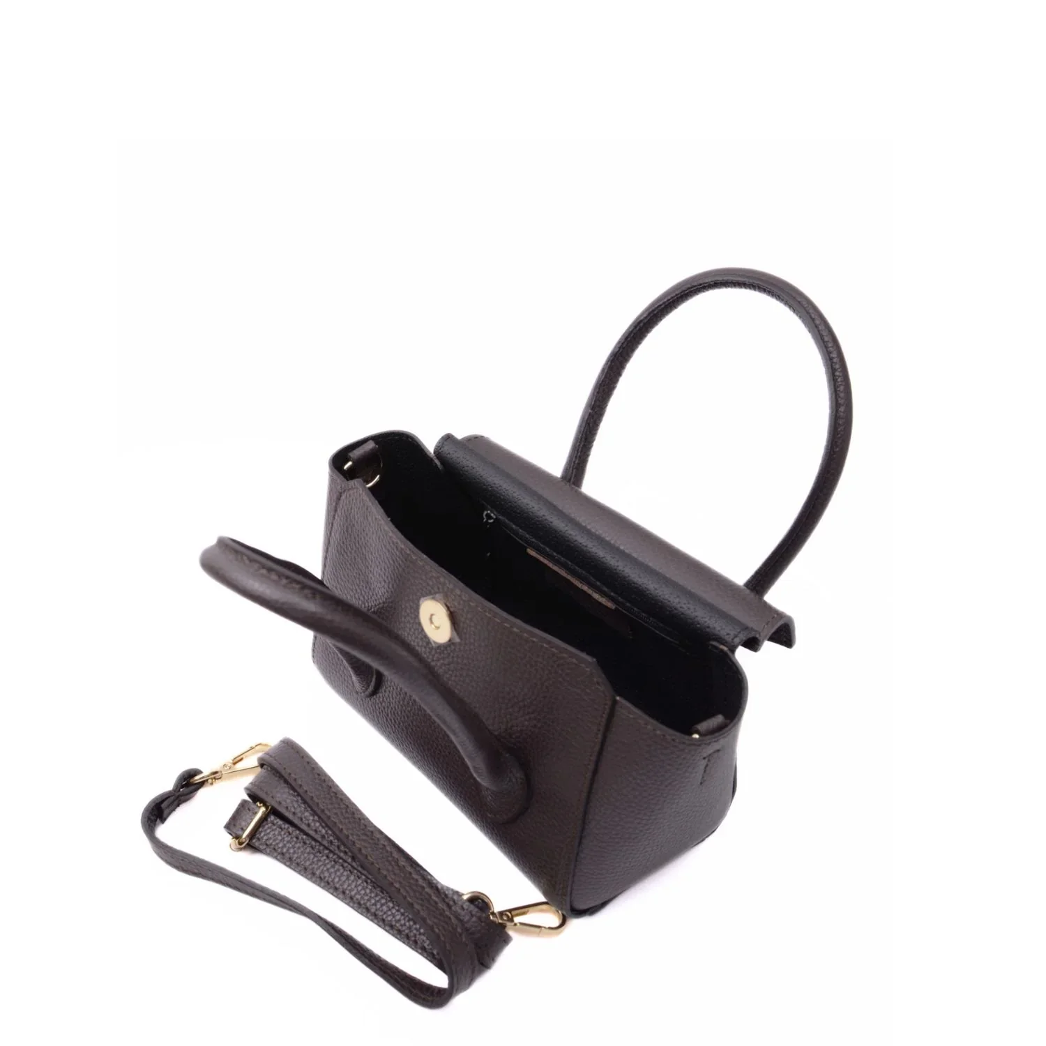 Latalia Bari Bag small laukku, tummanruskea - Image 3
