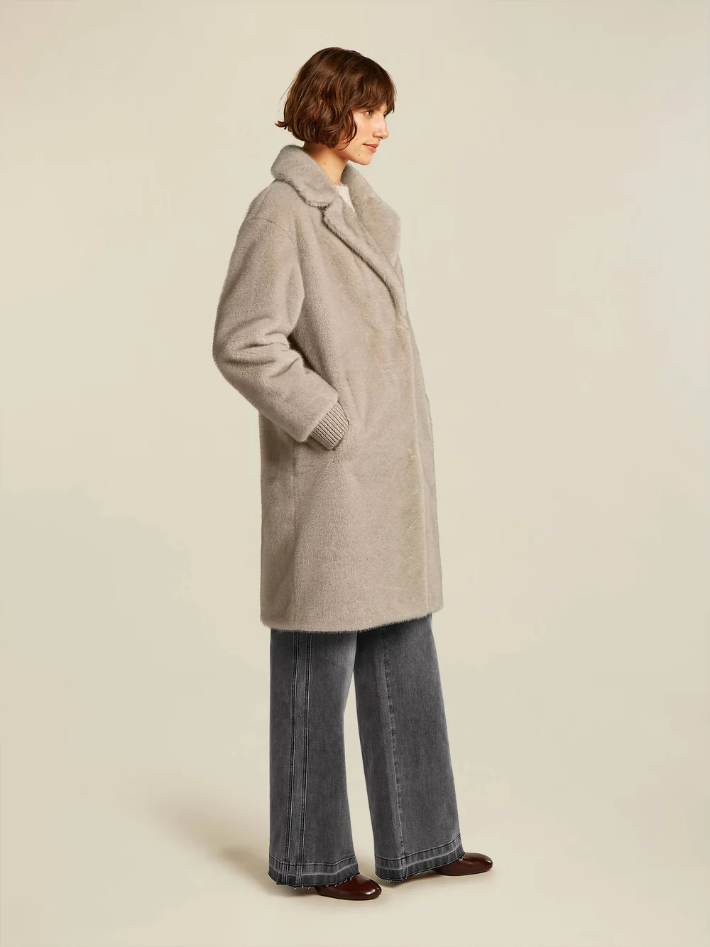 Beaumont naisten takki, NILLA COAT Beige - Image 3