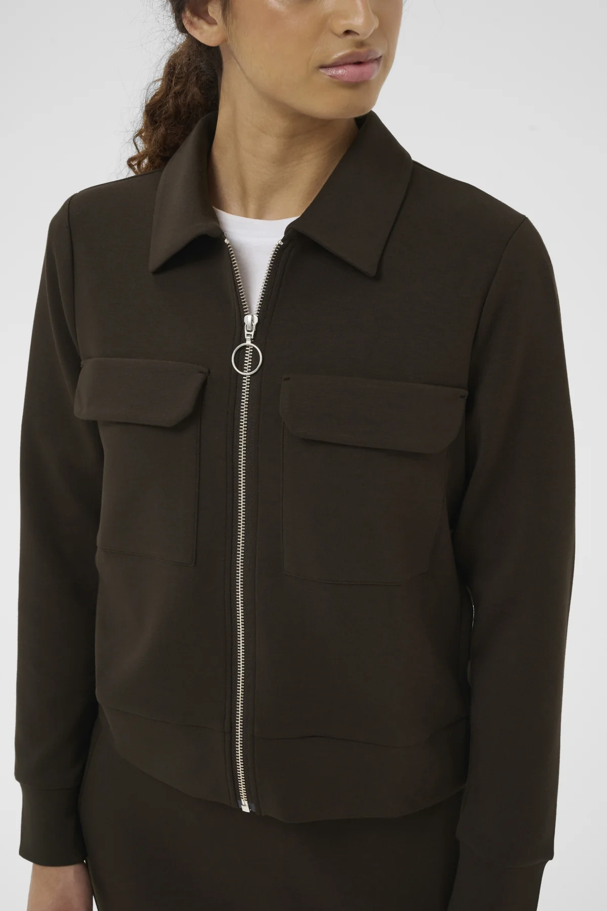 Inwear naisten takki BecaIW Cardigan, Chocolate Brown - Image 3