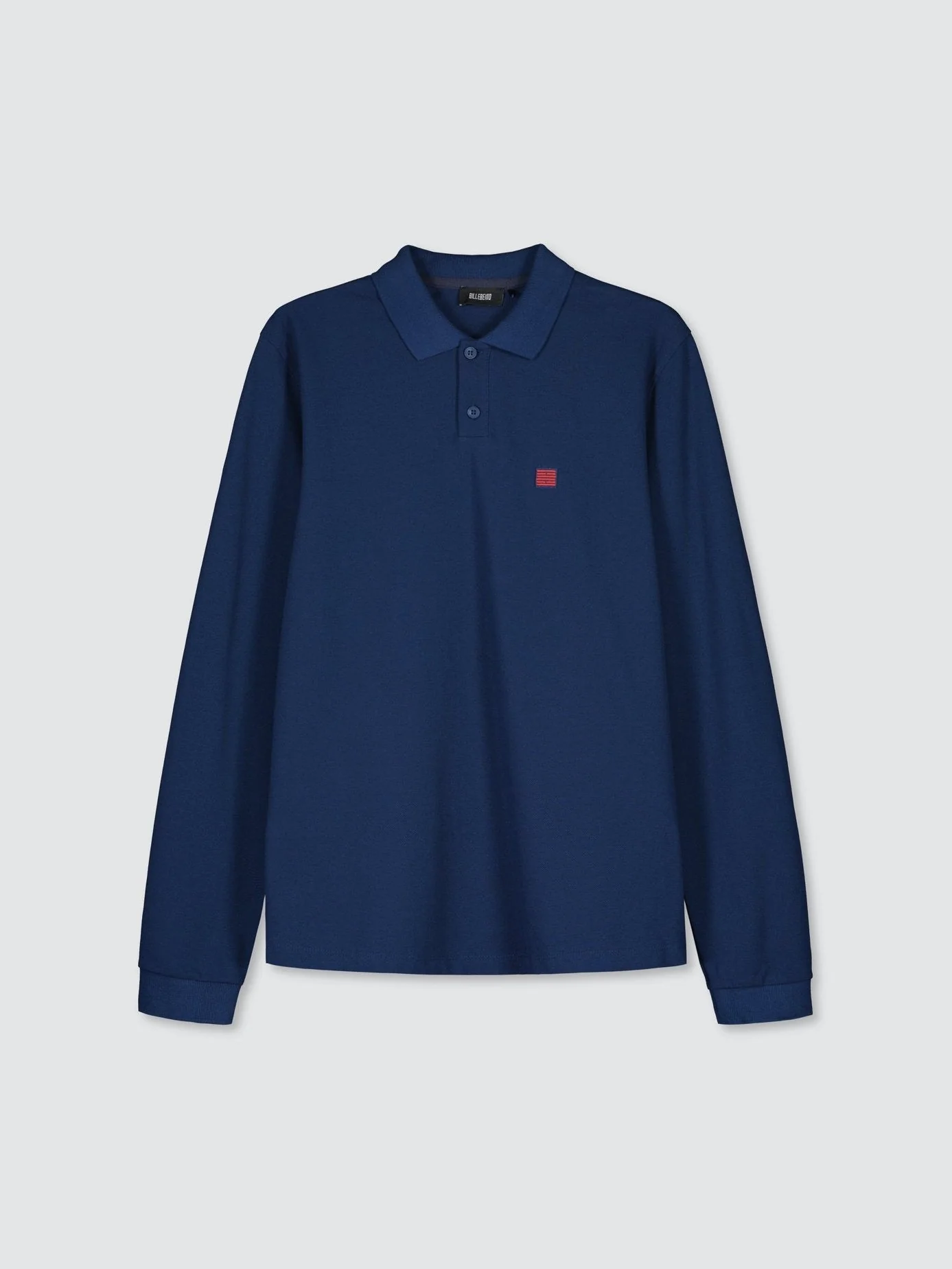 Billebeino miesten pitkähihainen pikeepaita, BRICK POLO LS SHIRT Tummansininen