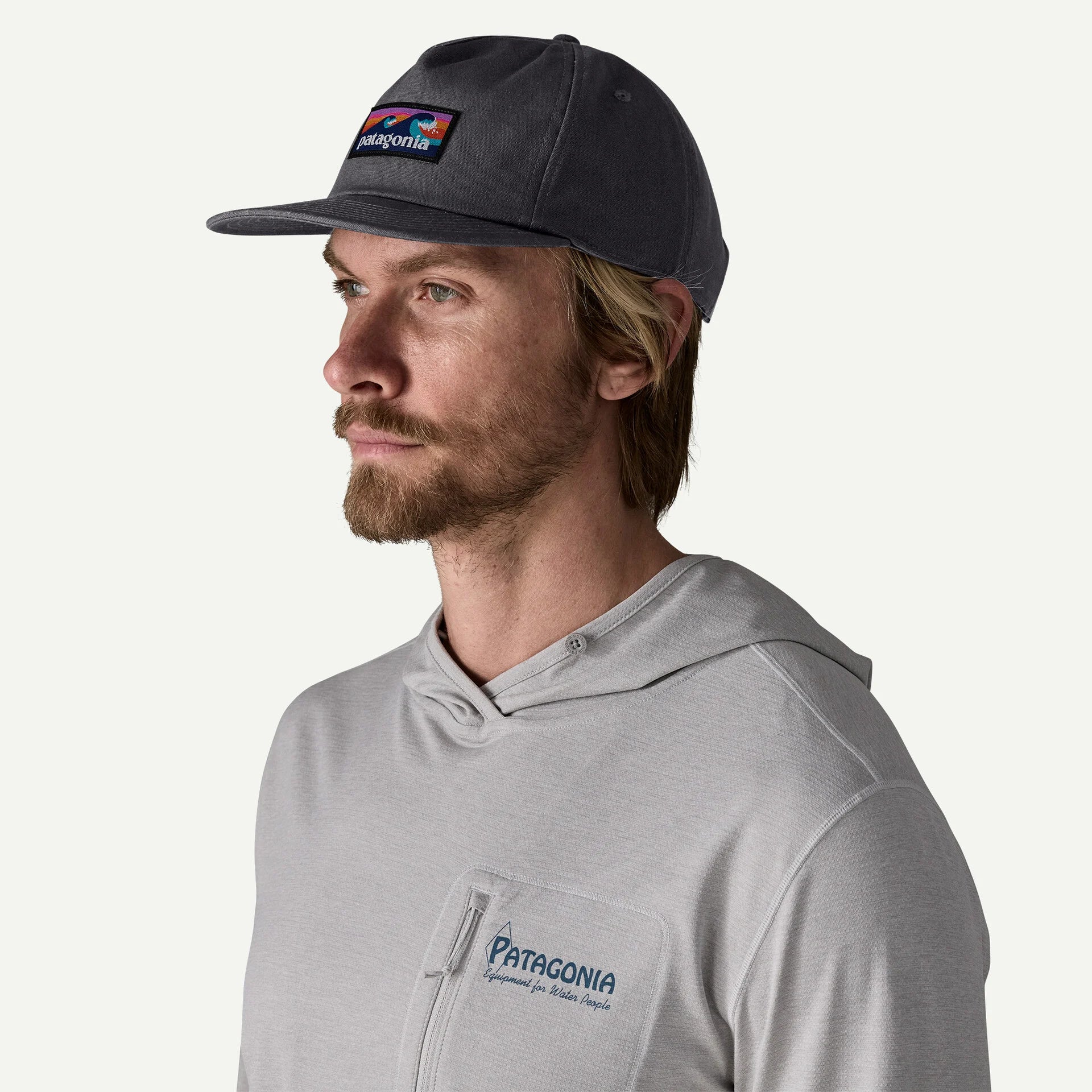 Patagonia miesten lippis Boardshort Label Funfarer Cap, musta