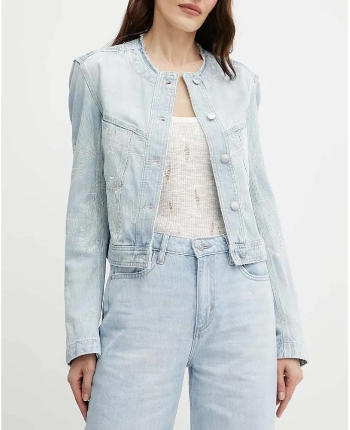 BOSS Orange naisten farkkutakki, DENIM TRUCK JACKET Indigo