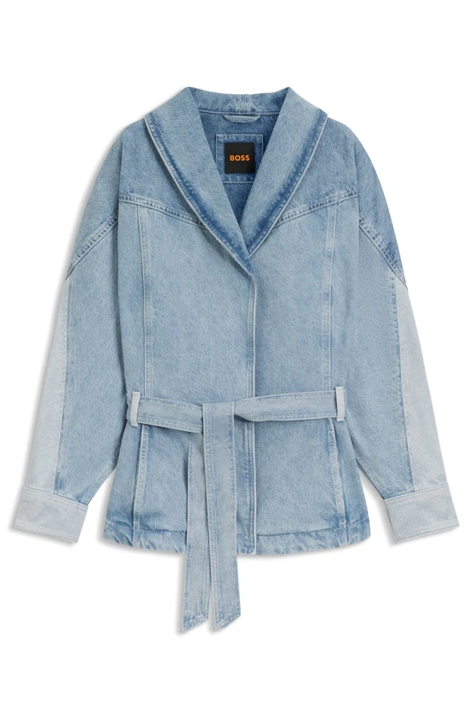 BOSS Orange naisten takki, DNM JACKET PANELED Indigo