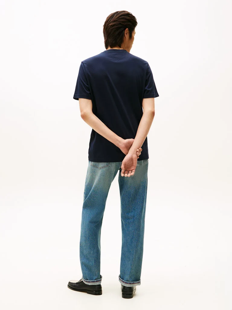 Tommy Hilfiger miesten t-paita Brand Love Small Hilfiger Tee, tummansininen - Image 2