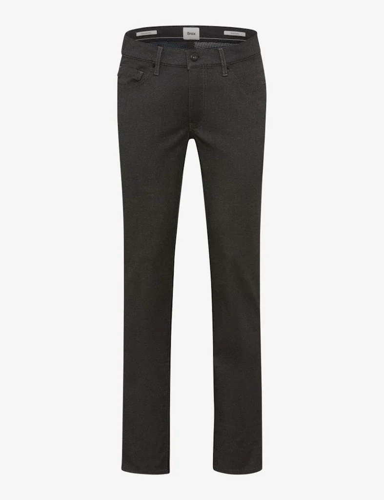 Brax miesten housut, CADIZ WOOL LOOK SEASONAL Musta