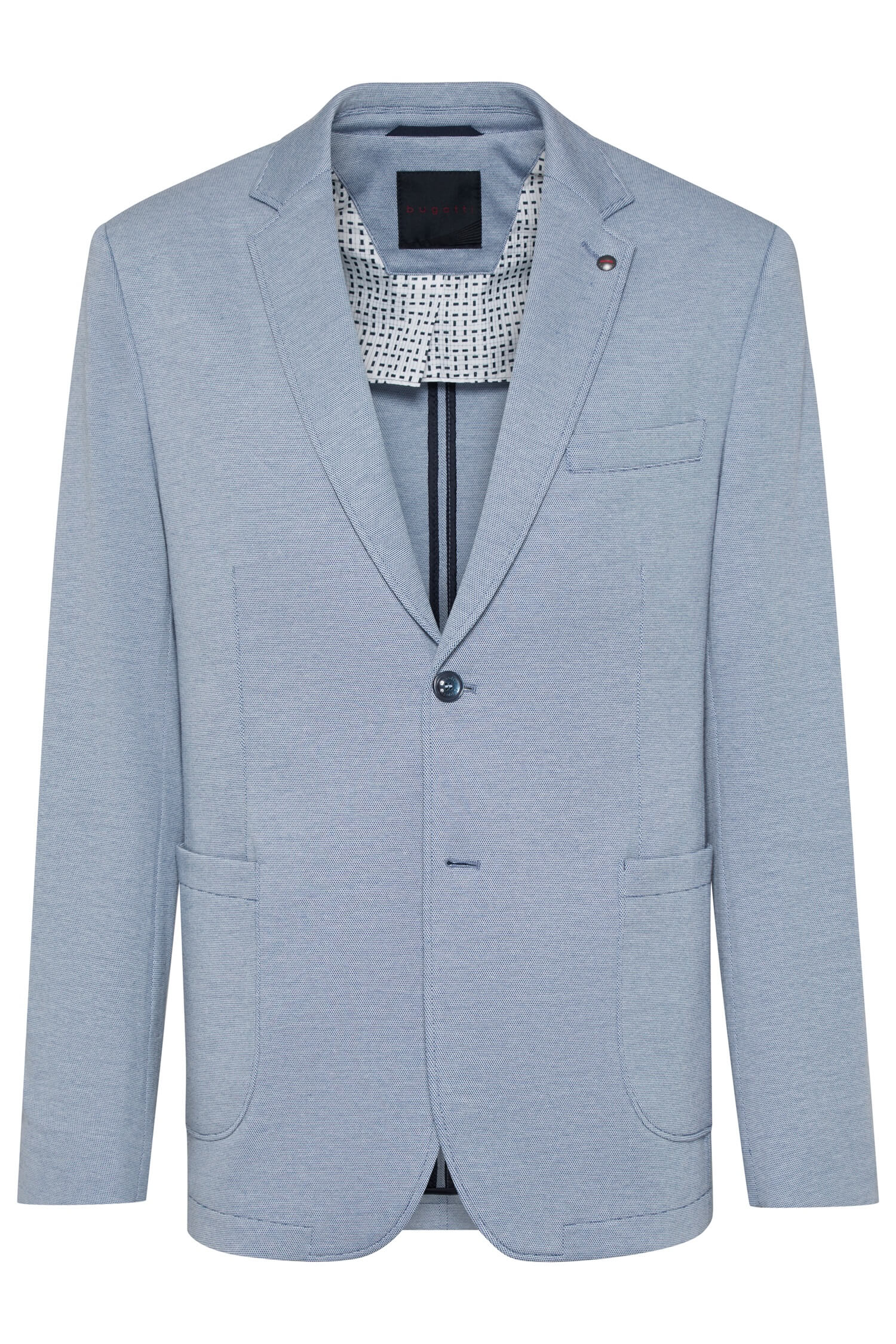 Bugatti Miesten Bleiseri, BUGATTI JERSEY BLAZER Sininen - Image 2