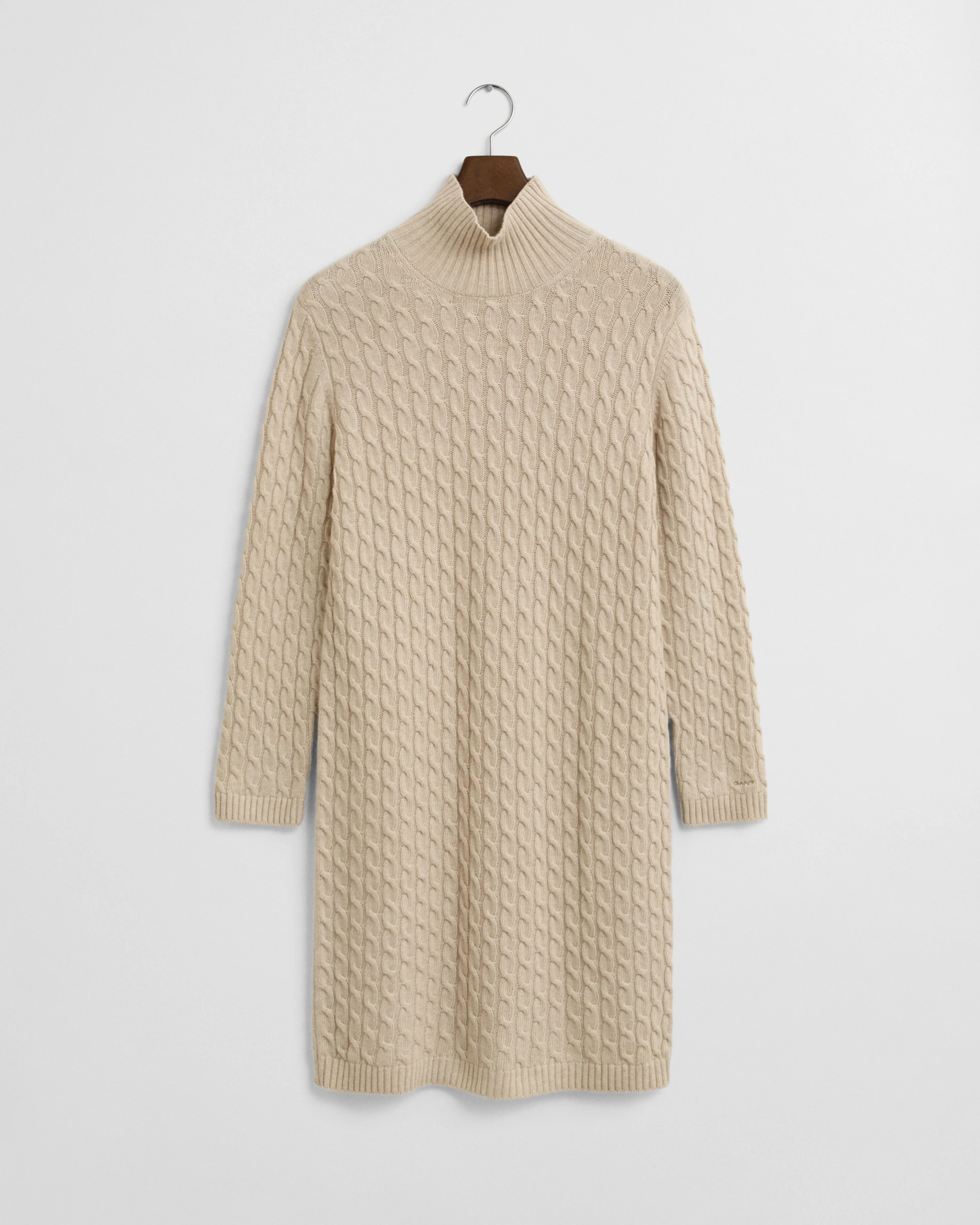 Gant naisten neulemekko CABLE KNIT DRESS, kitti - Image 2