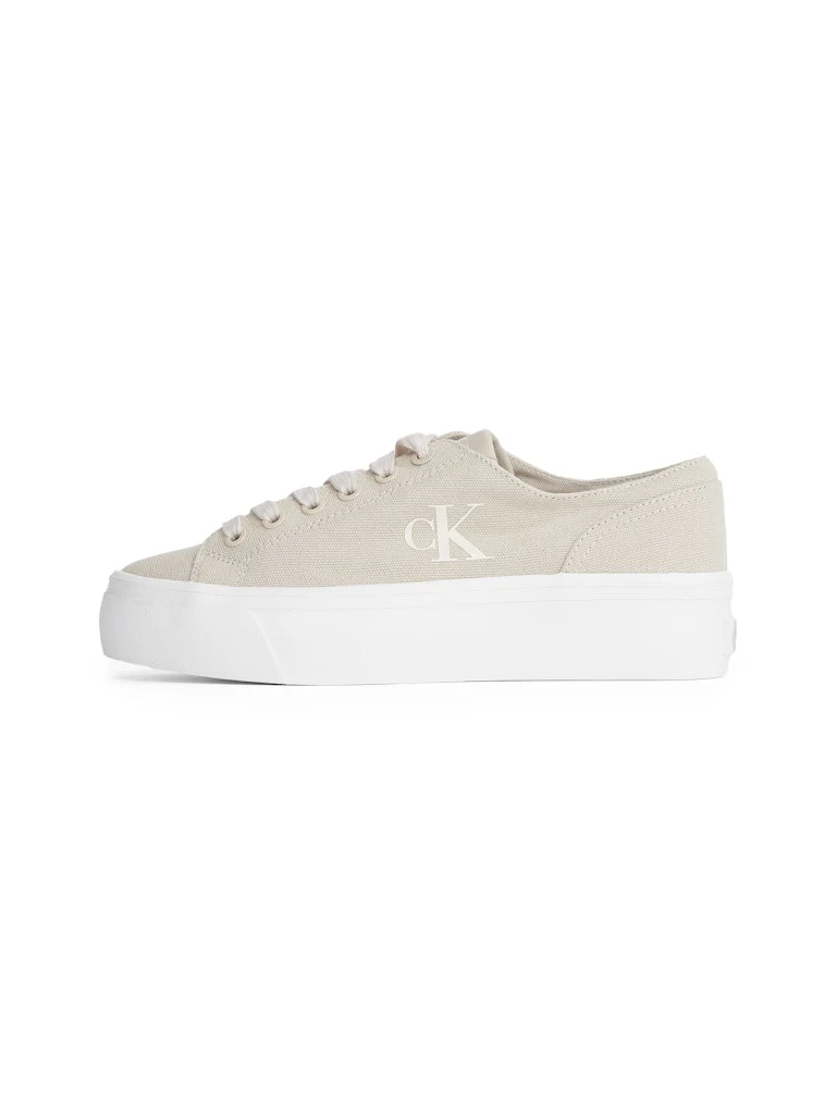 Calvin Klein Accessories naisten kengät, VULC FLATFORM LOW CV MG Vaalea Beige - Image 3
