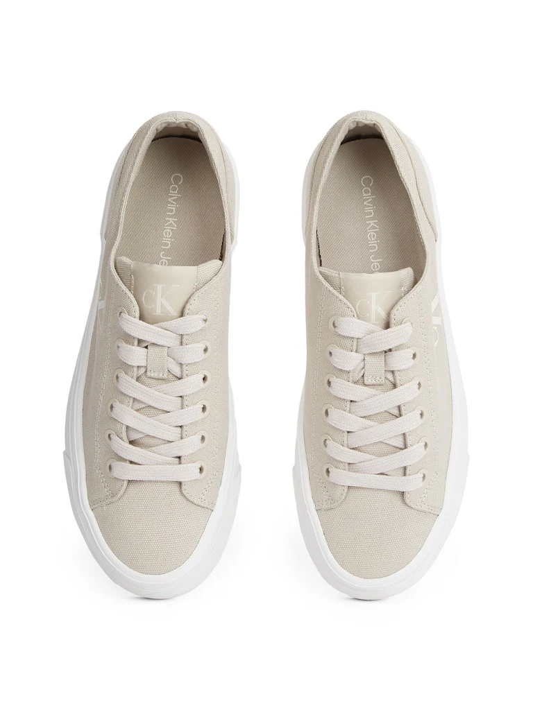 Calvin Klein Accessories naisten kengät, VULC FLATFORM LOW CV MG Vaalea Beige - Image 6