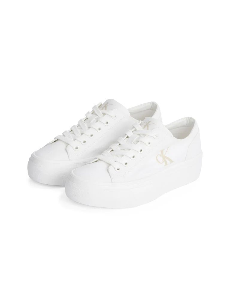 Calvin Klein Accessories naisten kengät, VULC FLATFORM LOW CV MG Valkoinen - Image 3