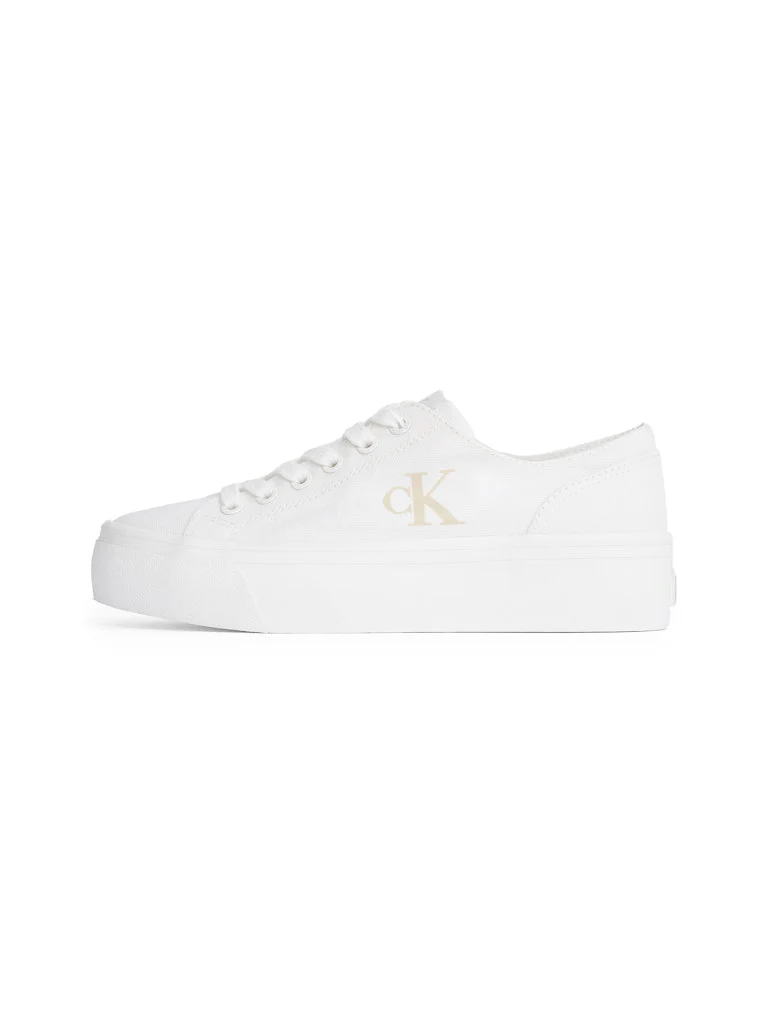 Calvin Klein Accessories naisten kengät, VULC FLATFORM LOW CV MG Valkoinen - Image 4