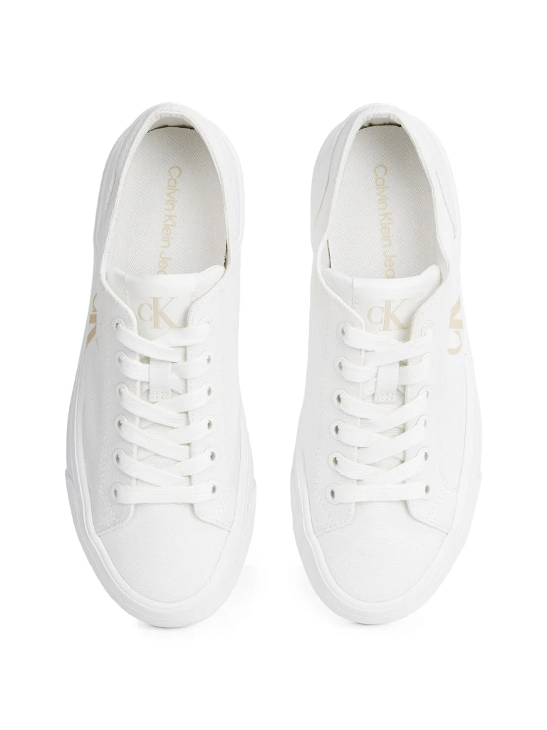 Calvin Klein Accessories naisten kengät, VULC FLATFORM LOW CV MG Valkoinen - Image 6