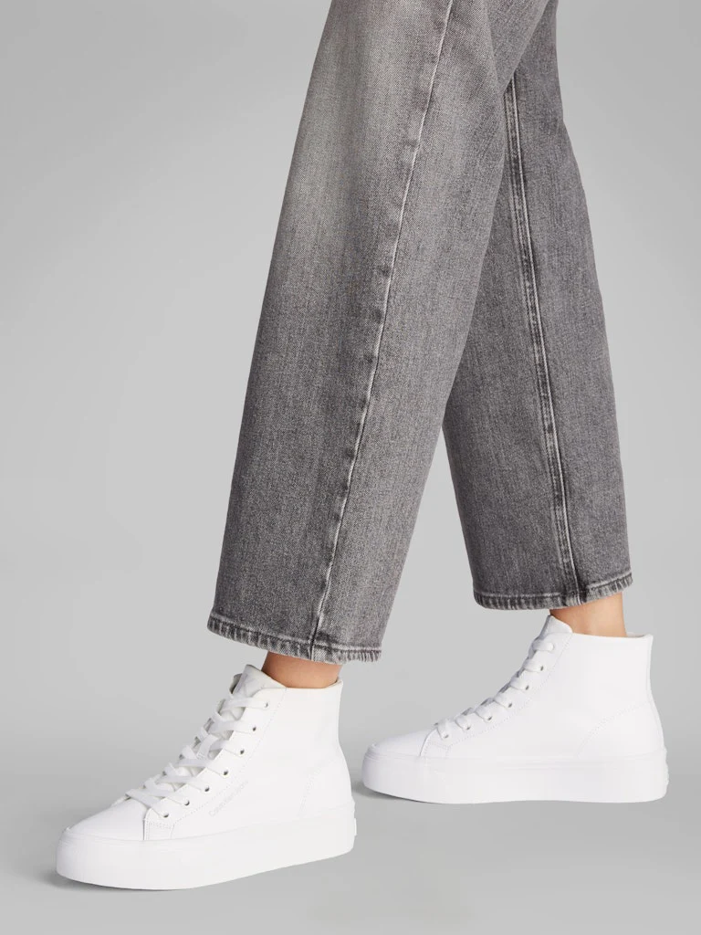 Calvin Klein Accessories naisten kengät Vulc Flatform Mid MG LTH, valkoinen - Image 2