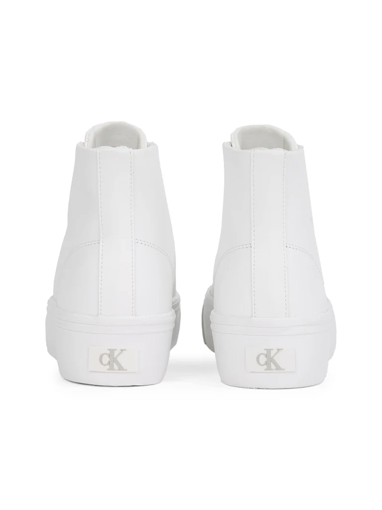 Calvin Klein Accessories naisten kengät Vulc Flatform Mid MG LTH, valkoinen - Image 4