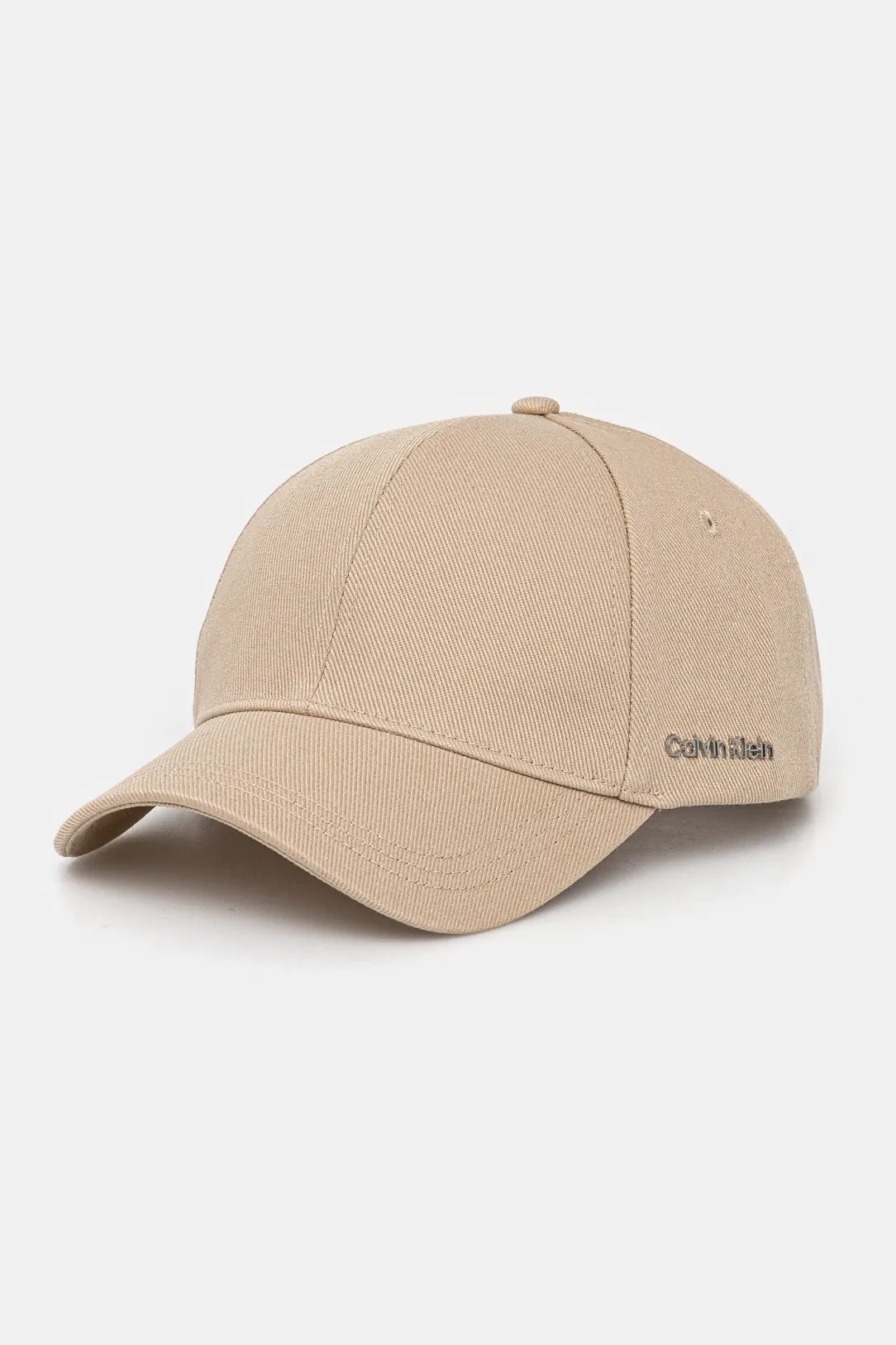Calvin Klein Accessories naisten lippis, CALVIN KLEIN COTTON TWILL CAP Vaalea Beige