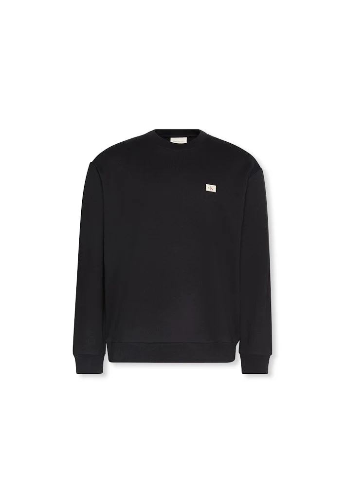 Calvin Klein Jeans miesten collegepaita, LS EU 350TERRY BADGE CN SWEATSHIRT Musta - Image 2