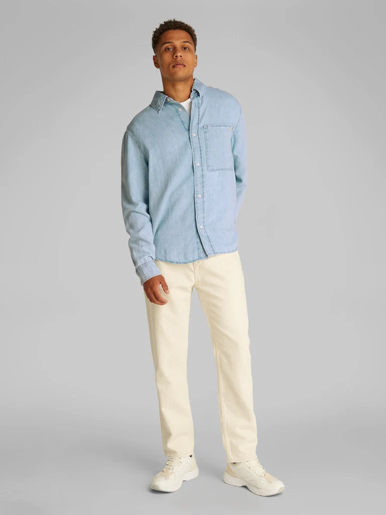 Calvin Klein Jeans miesten farkkupaita, REGULAR LINEAR DENIM SHIRT Indigo - Image 3