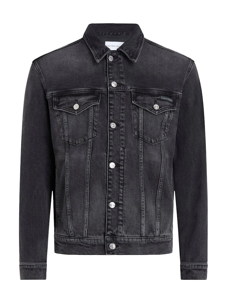 Calvin Klein Jeans miesten farkkutakki, SLIM DENIM JACKET BLACK Musta - Image 5