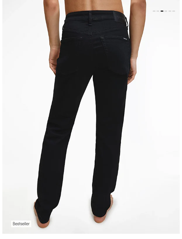 Calvin Klein Jeans Miesten Farkut 058 Slim Tapered Nos Musta - Image 2