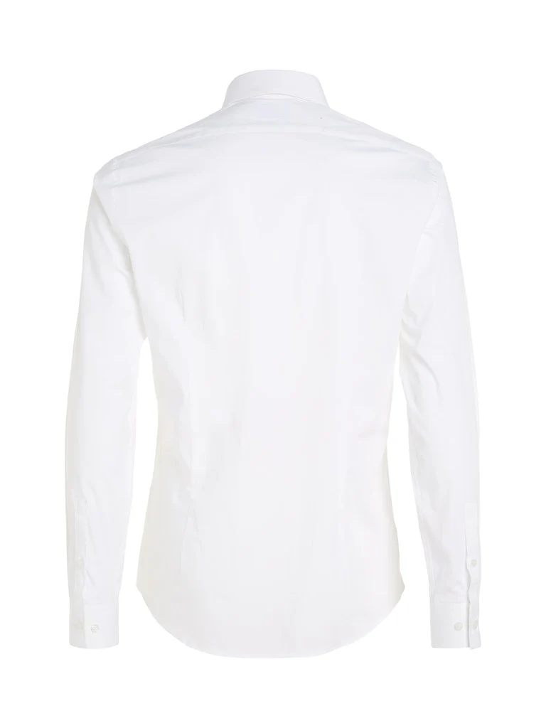 Calvin Klein Menswear Miesten Kauluspaita, POPLIN STRECH SLIM SHIRT NOS Valkoinen - Image 5