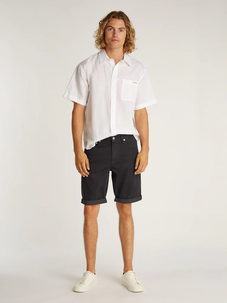 Calvin Klein Jeans miesten shortsit, SLIM SHORT 1A4 BLACK Musta - Image 2