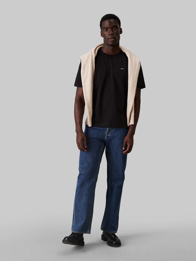 Calvin Klein Jeans miesten t-paita, COTTON COMFORT FIT T-SHIRT Musta - Image 5