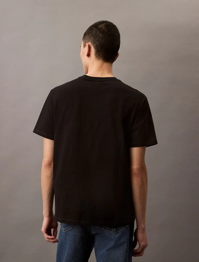 Calvin Klein Jeans miesten t-paita, SS HERO MONOLOGO TE Musta - Image 2