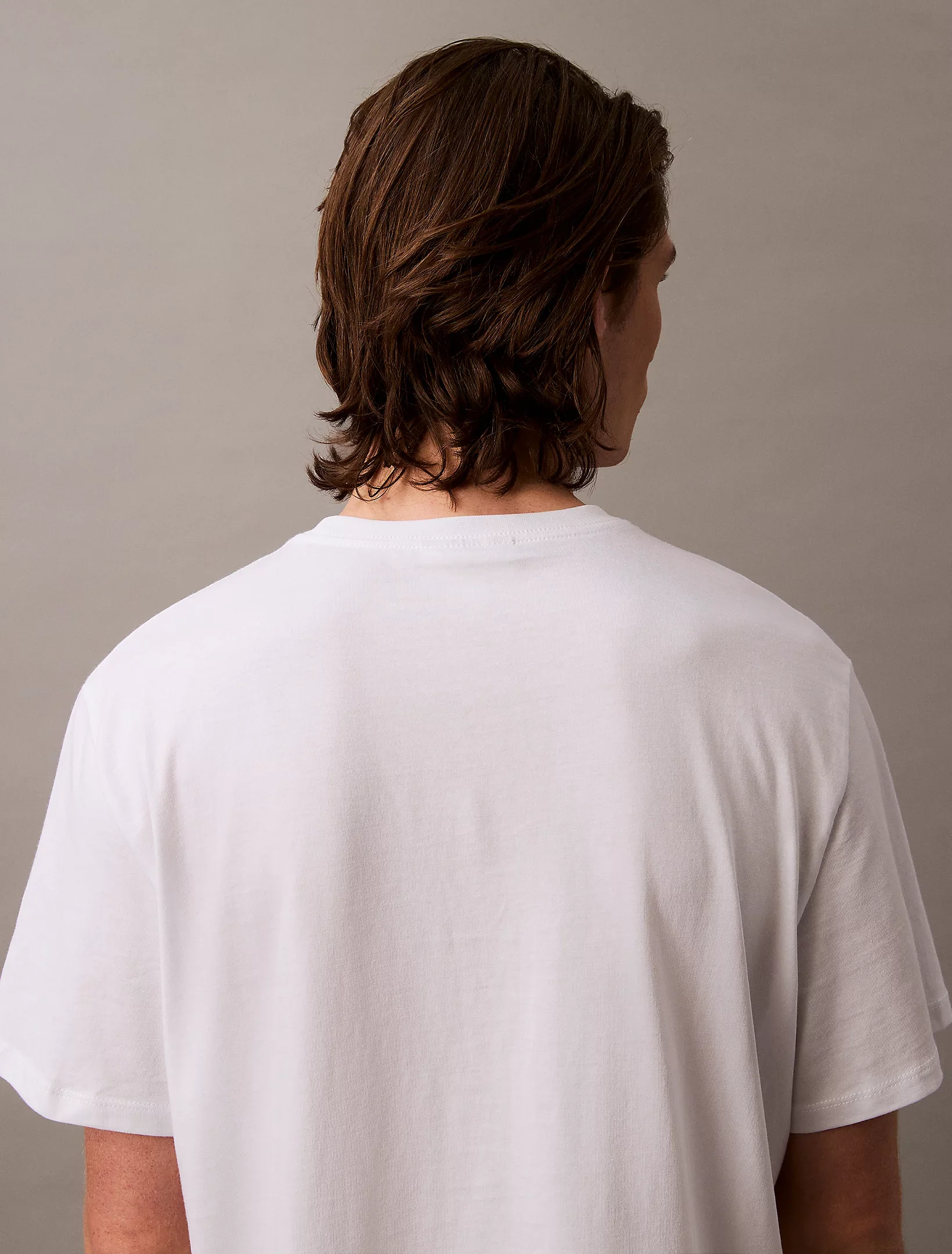 Calvin Klein Jeans miesten t-paita, SS HERO MONOLOGO TEE Valkoinen - Image 4