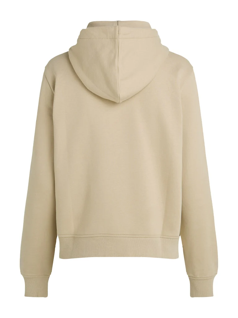 Calvin Klein Jeans naisten huppari, PLACED INSTITUTIONAL HOODIE Vaalea Beige - Image 6