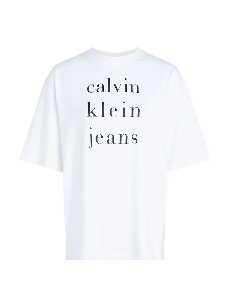 Calvin Klein Jeans naisten t-paita, SS CKJ LOGO TEE Valkoinen - Image 4