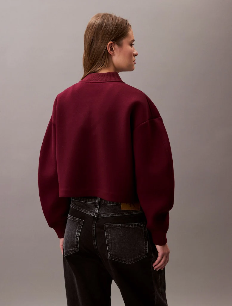 Calvin Klein Jeans naisten takki, K-OVRSZD SCB ZP BMB Viininpunainen - Image 3